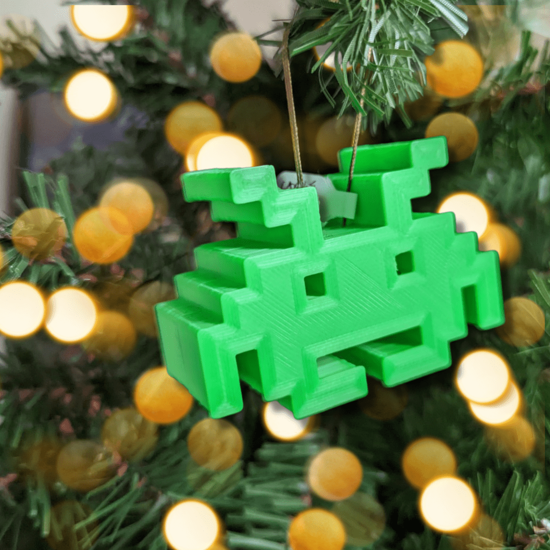 City 17 3d Printed Hanging Decorations - Large Space Invaders | Buy Online from The Home Crafters