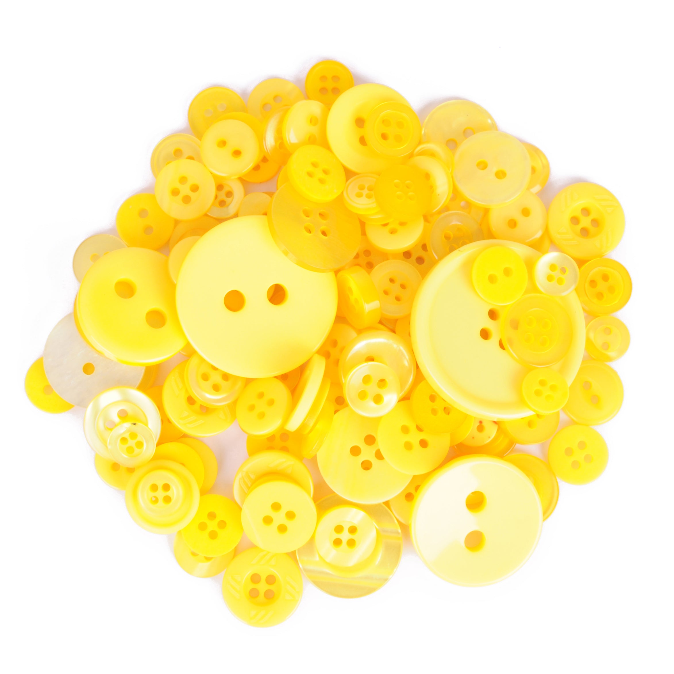 Golden Yellow Bulk Buttons