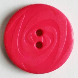 19mm Button - Round 2 Hole Fancy Pattern - Pink | Buy Online from The Home Crafters