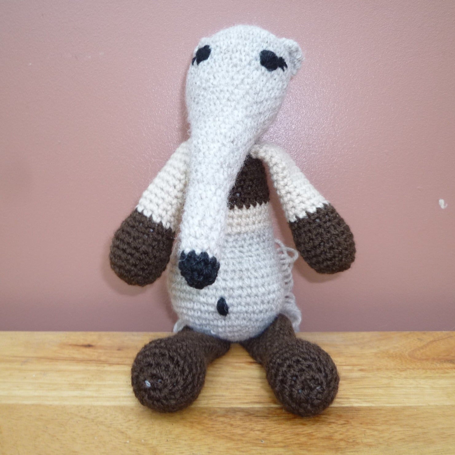 Handmade Crochet: Audrey the Anteater | Buy Online from The Home Crafters