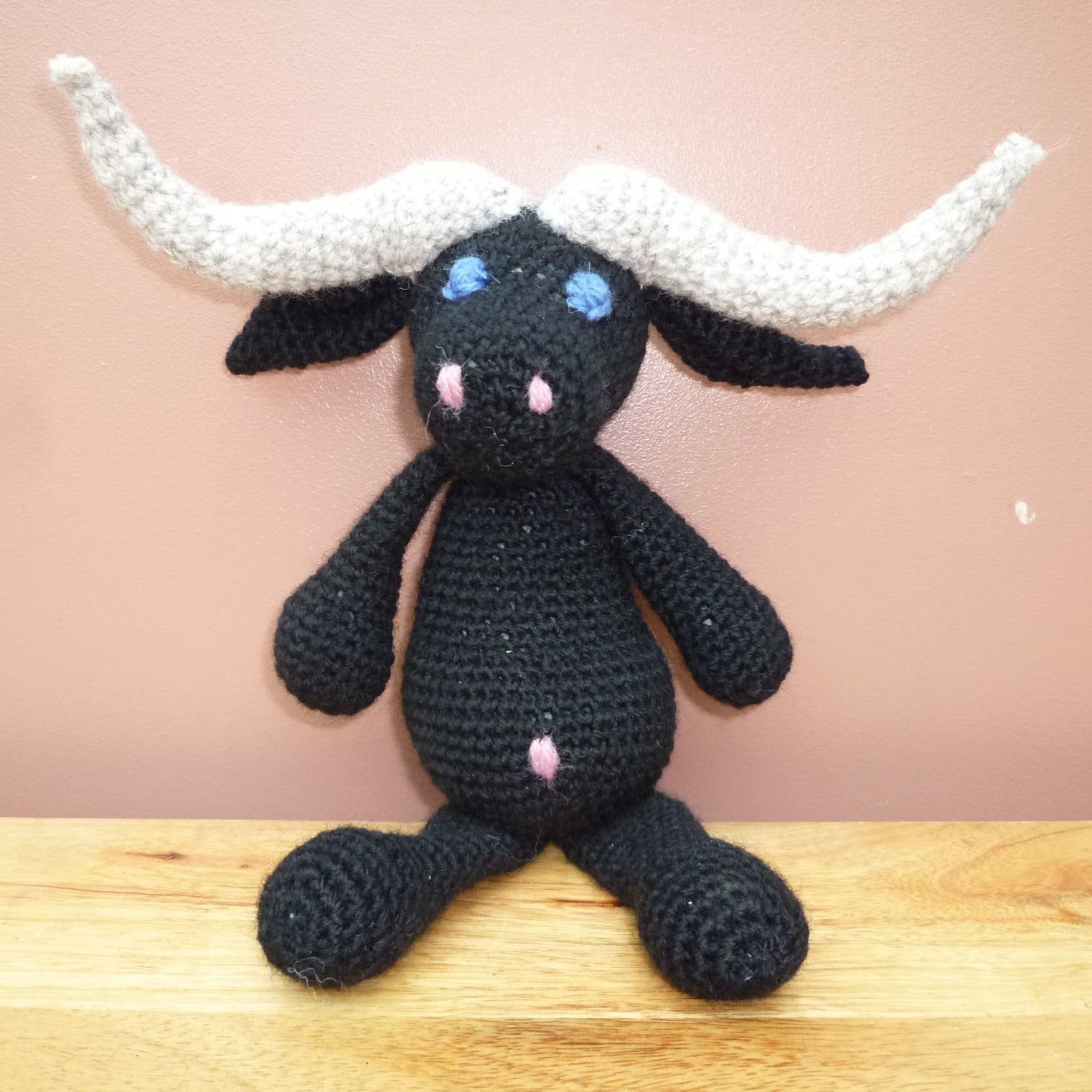 Handmade Crochet: Bertie the Buffalo | Buy Online from The Home Crafters