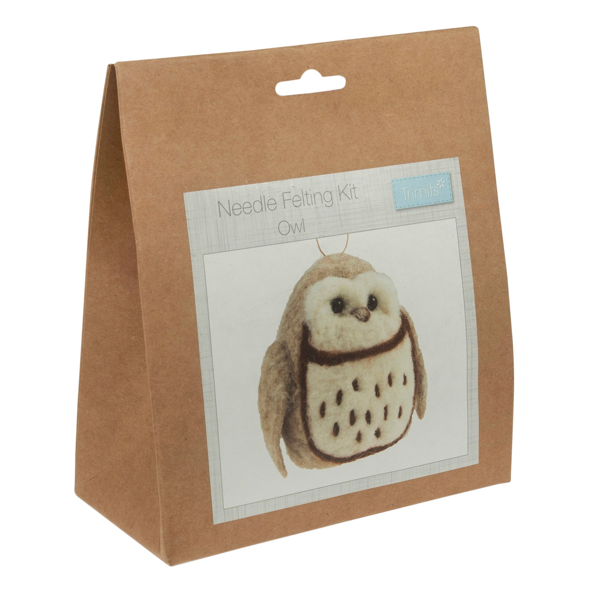 Trimits Mini Needle Felting Kit: Owl | Buy Online from The Home Crafters