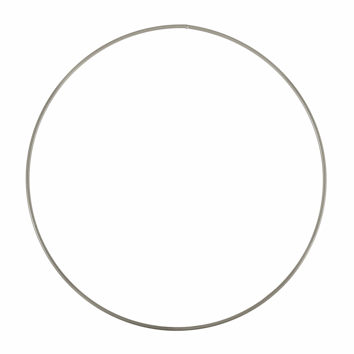 Craft Hoops: Circle Frame: 25cm - Silver