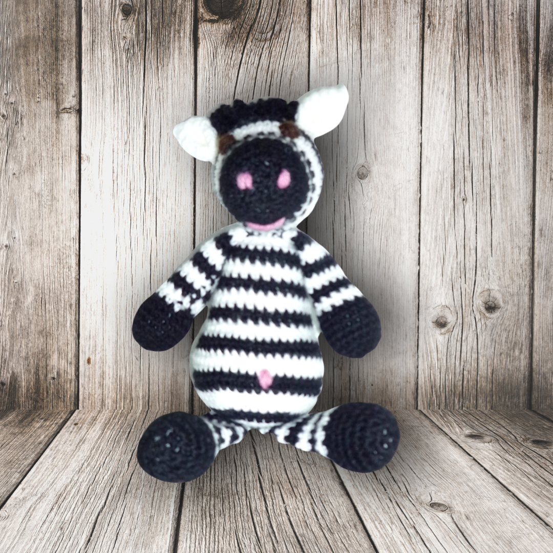 Handmade Crochet: Zap the Zebra