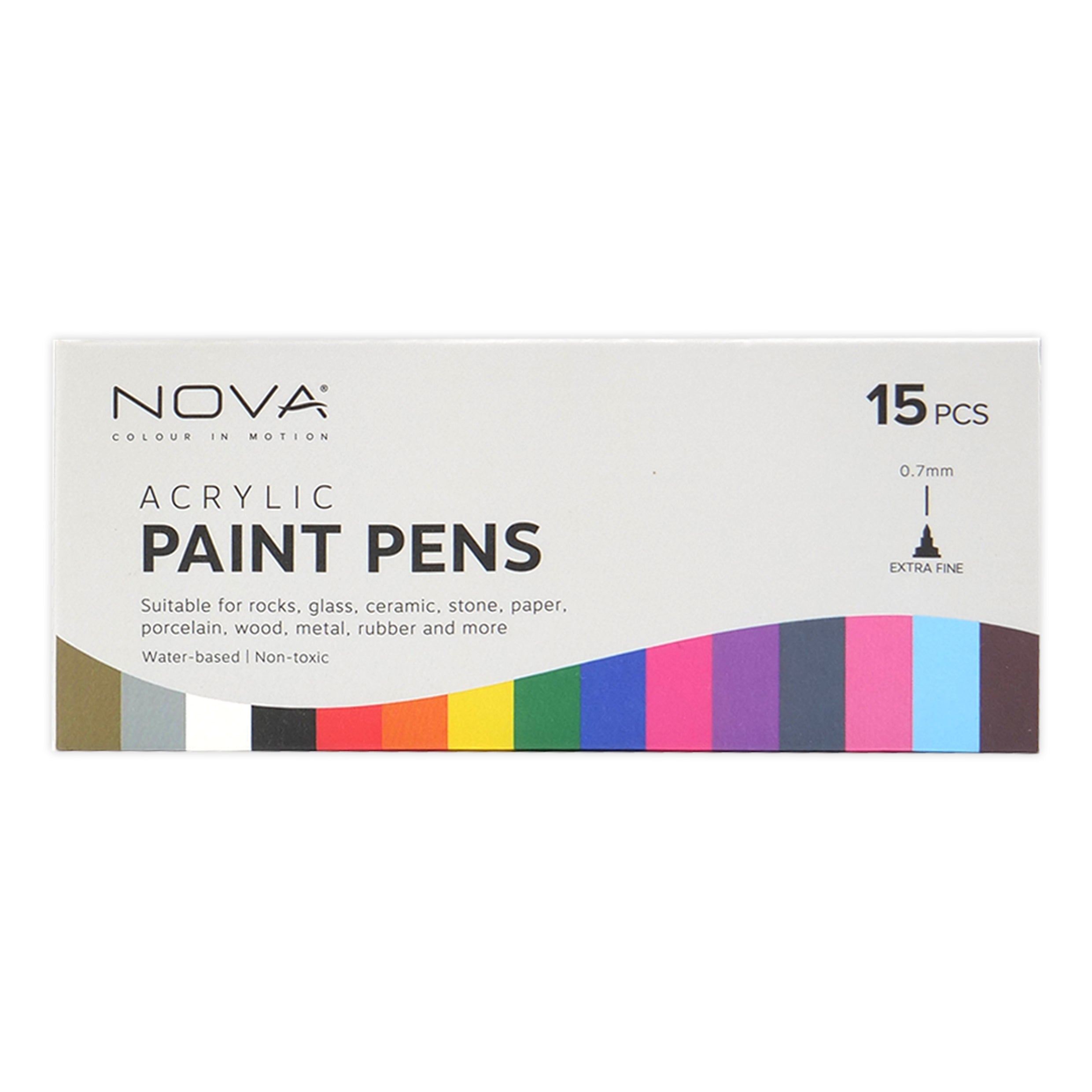 Nova Acrylic Paint Pens - 15pk