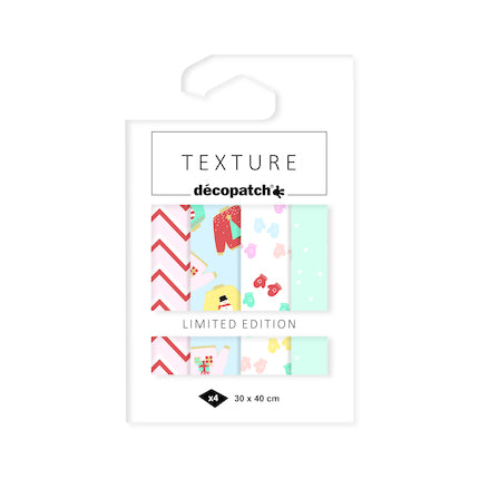 Decopatch Texture Limited Edition Papers Pack - 875 (Christmas)