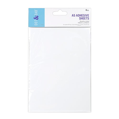 Dot and Dab A5 Adhesive Sheets | Buy Online from The Home Crafters