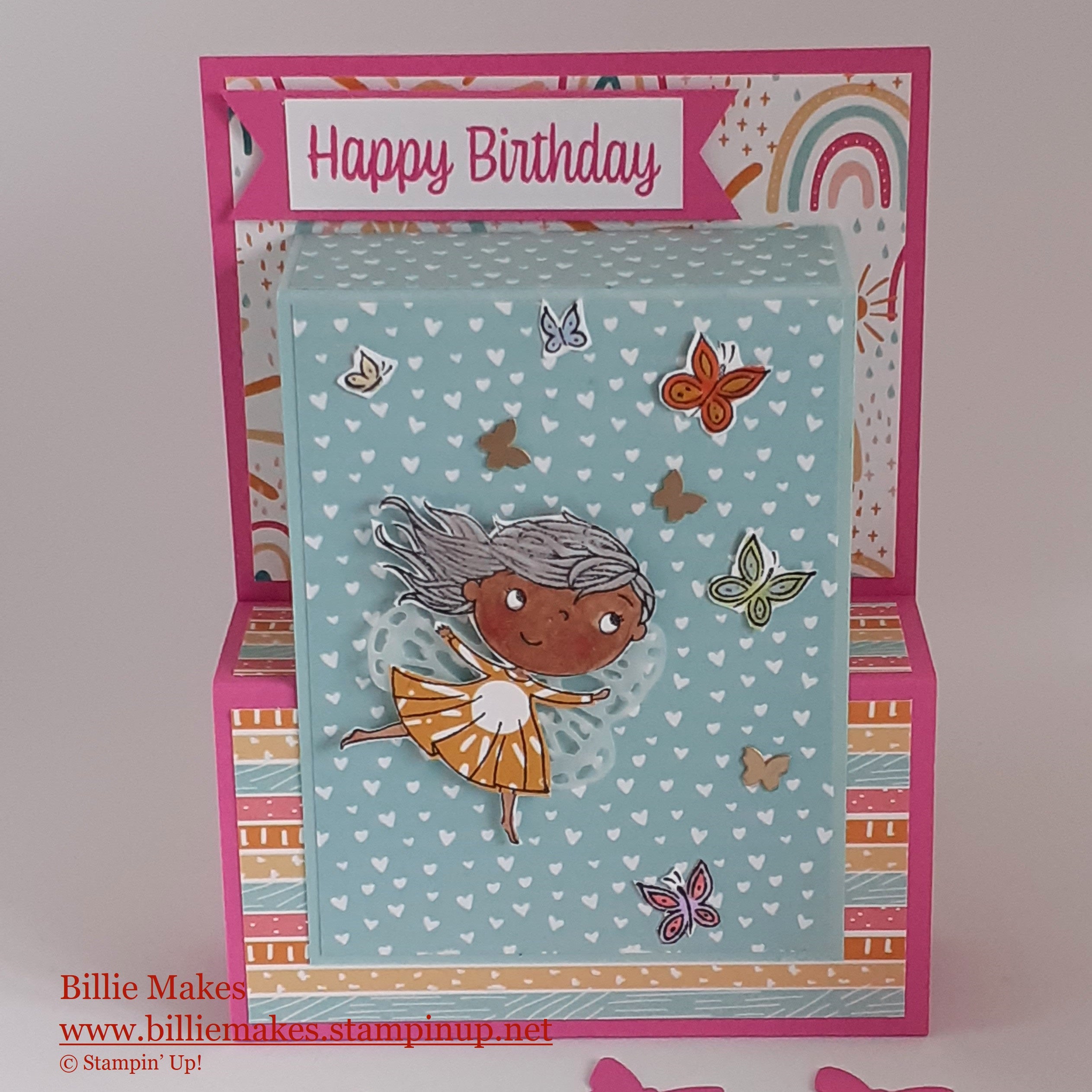 Handmade Pop Up Fairy Birthday Card