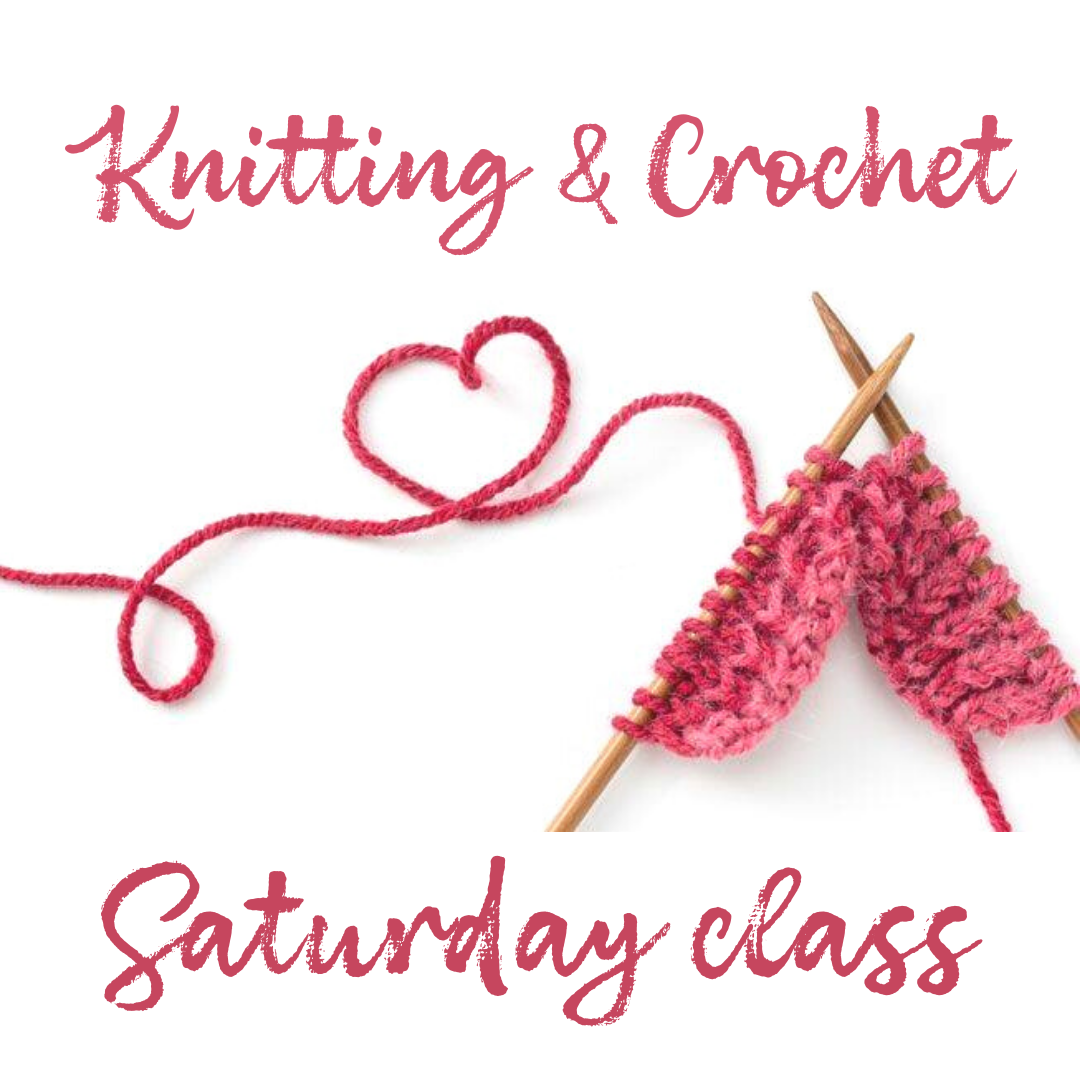 Knitting & Crochet for Beginners Class with Yarn Over Coffee - <font color= #FFOO80><b>Saturday sessions</font color></b>