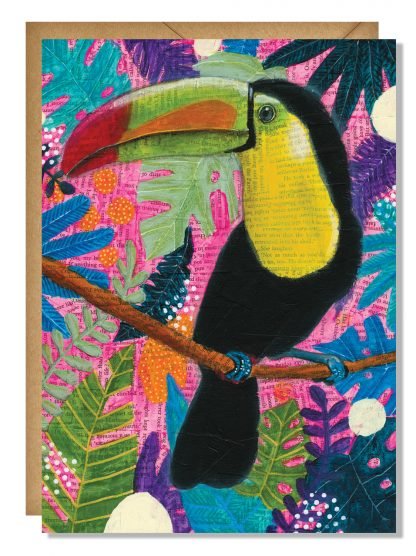 Themshed Creative Greetings Card - Pico the Toucan | Buy Online from The Home Crafters