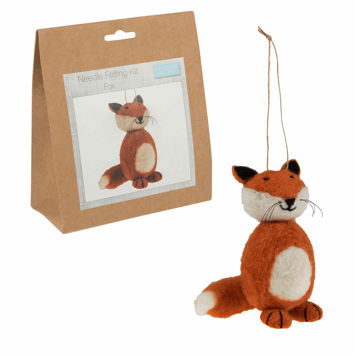Trimits Mini Needle Felting Kit: Fox | Buy Online from The Home Crafters