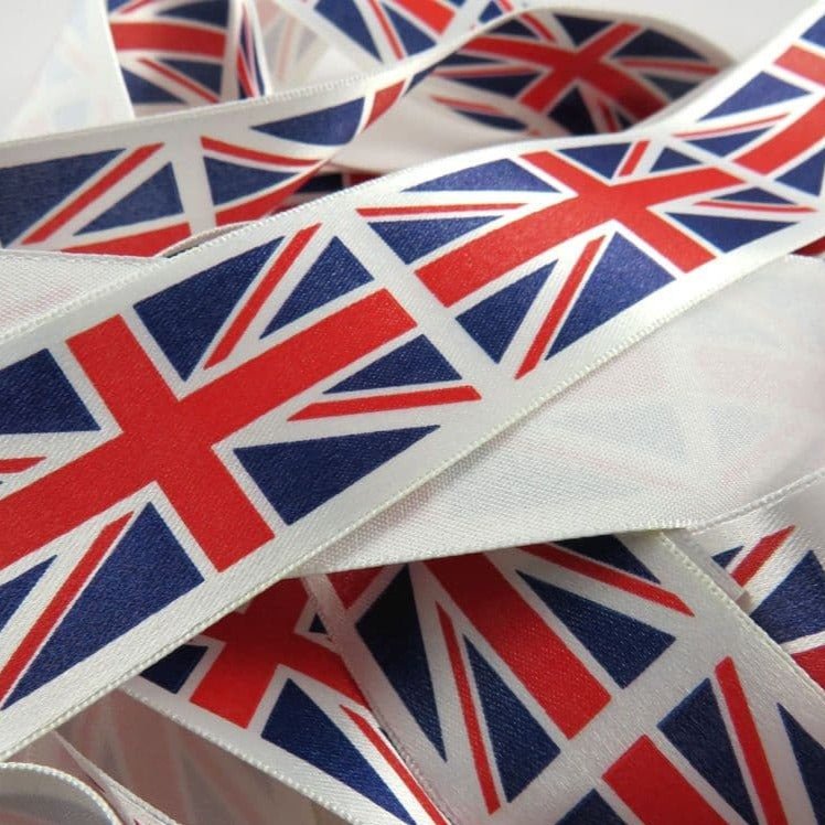 Union Flag Ribbon - various widths | Buy Online from The Home Crafters