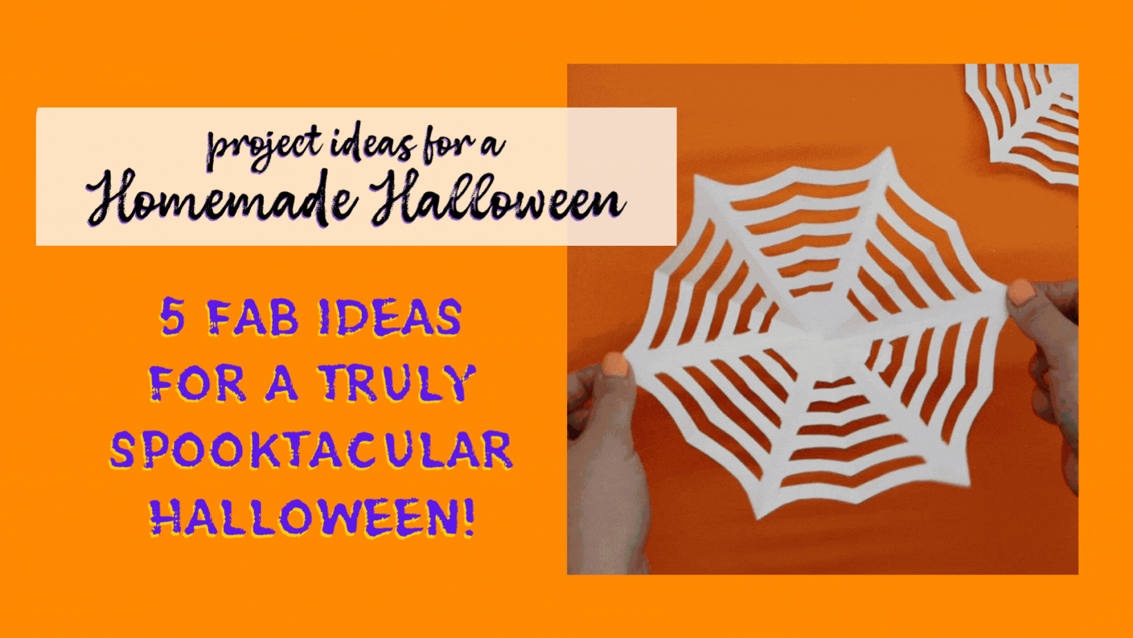 Homemade Halloween - craft ideas for kids & adults for a handmade spooky season!