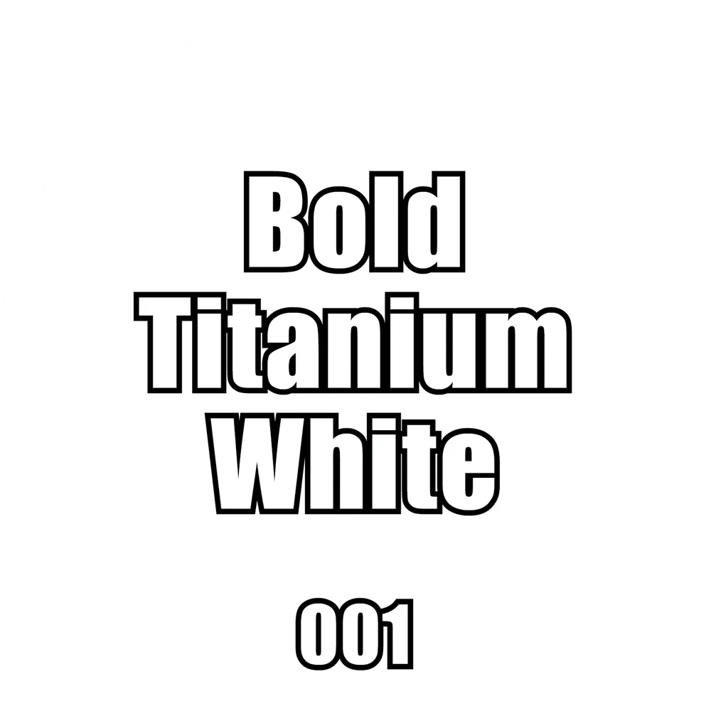 Pro Acryl: 001 Bold Titanium White - 22ml