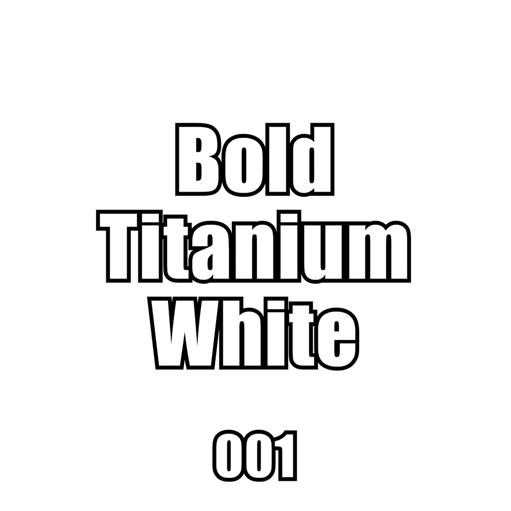 Pro Acryl: 001 Bold Titanium White - 22ml | Buy Online from The Home Crafters