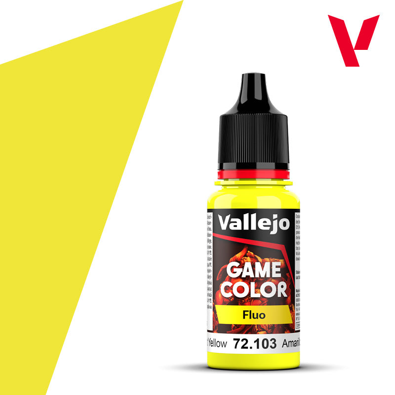 Vallejo Game Color 18ml - Fluorescent Yellow