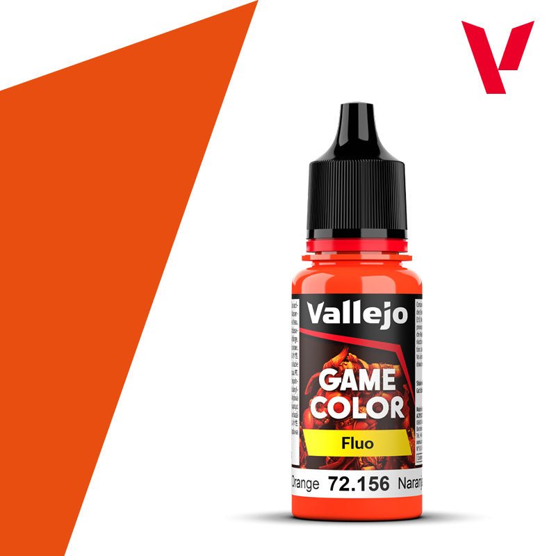 Vallejo Game Color 18ml - Fluorescent Orange | Buy Online from The Home Crafters