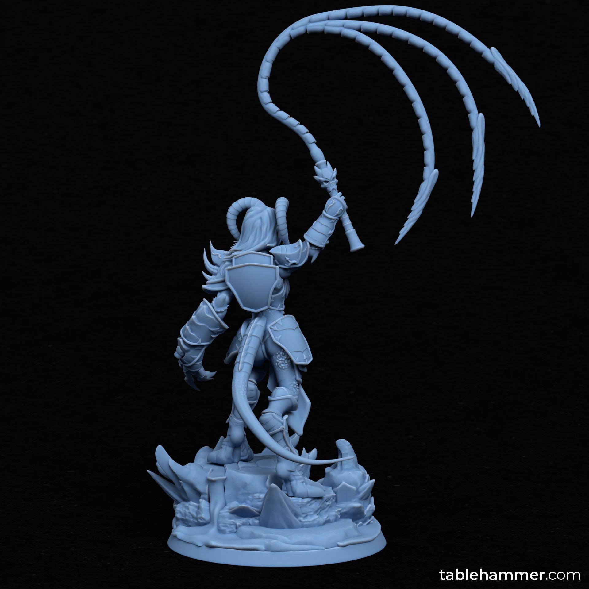 Nyssara the Cursed – Demon Queen of Shadows (60mm Base) | Buy Online from The Home Crafters
