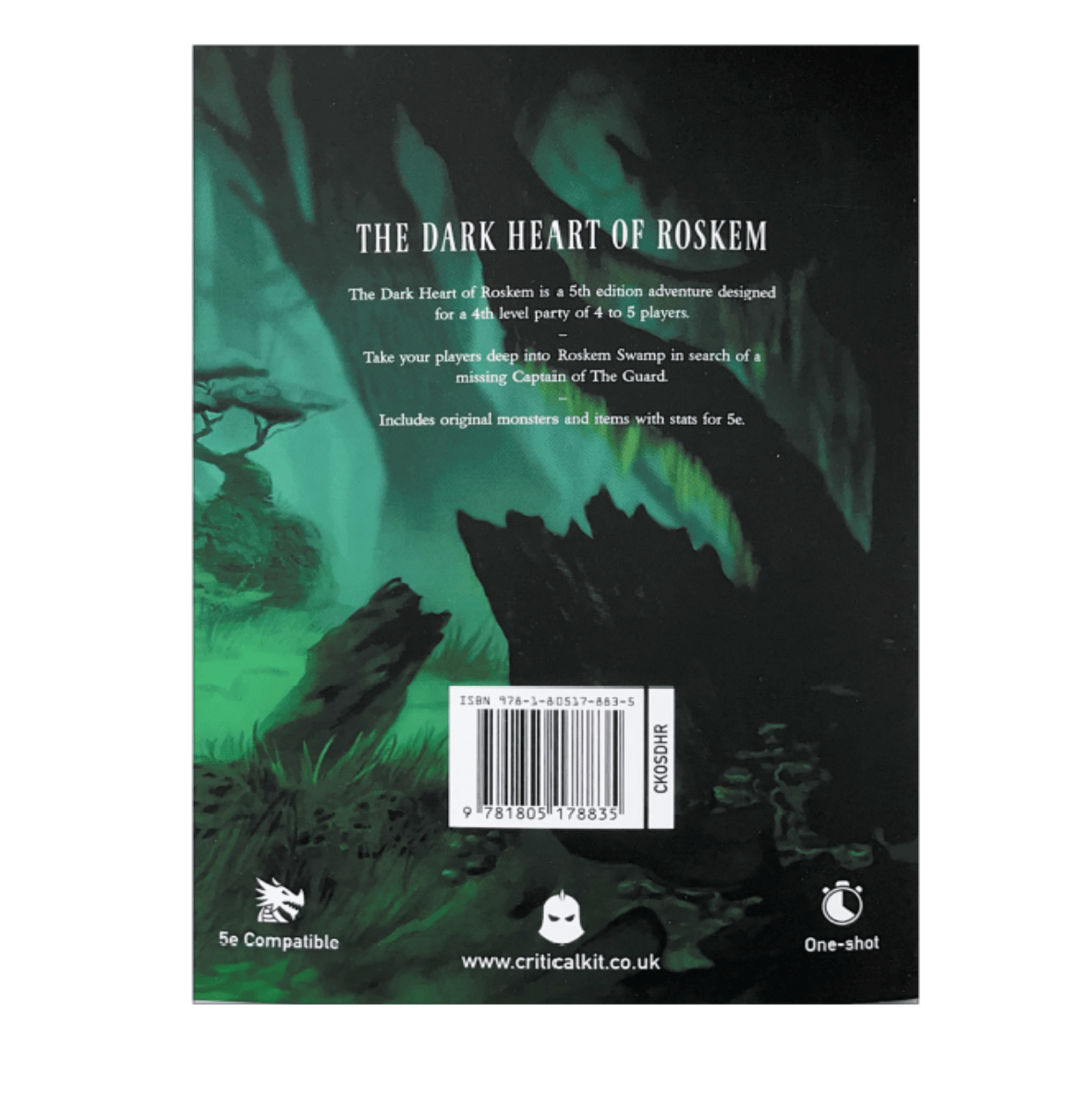 The Dark Heart of Roskem - 5E One Shot Adventure | Buy Online from The Home Crafters