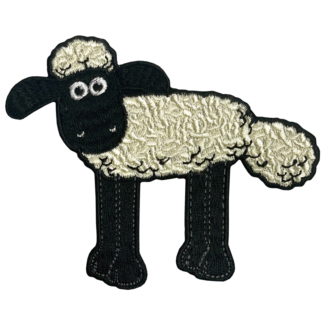 Shaun the Sheep Standing Sew On Patch
