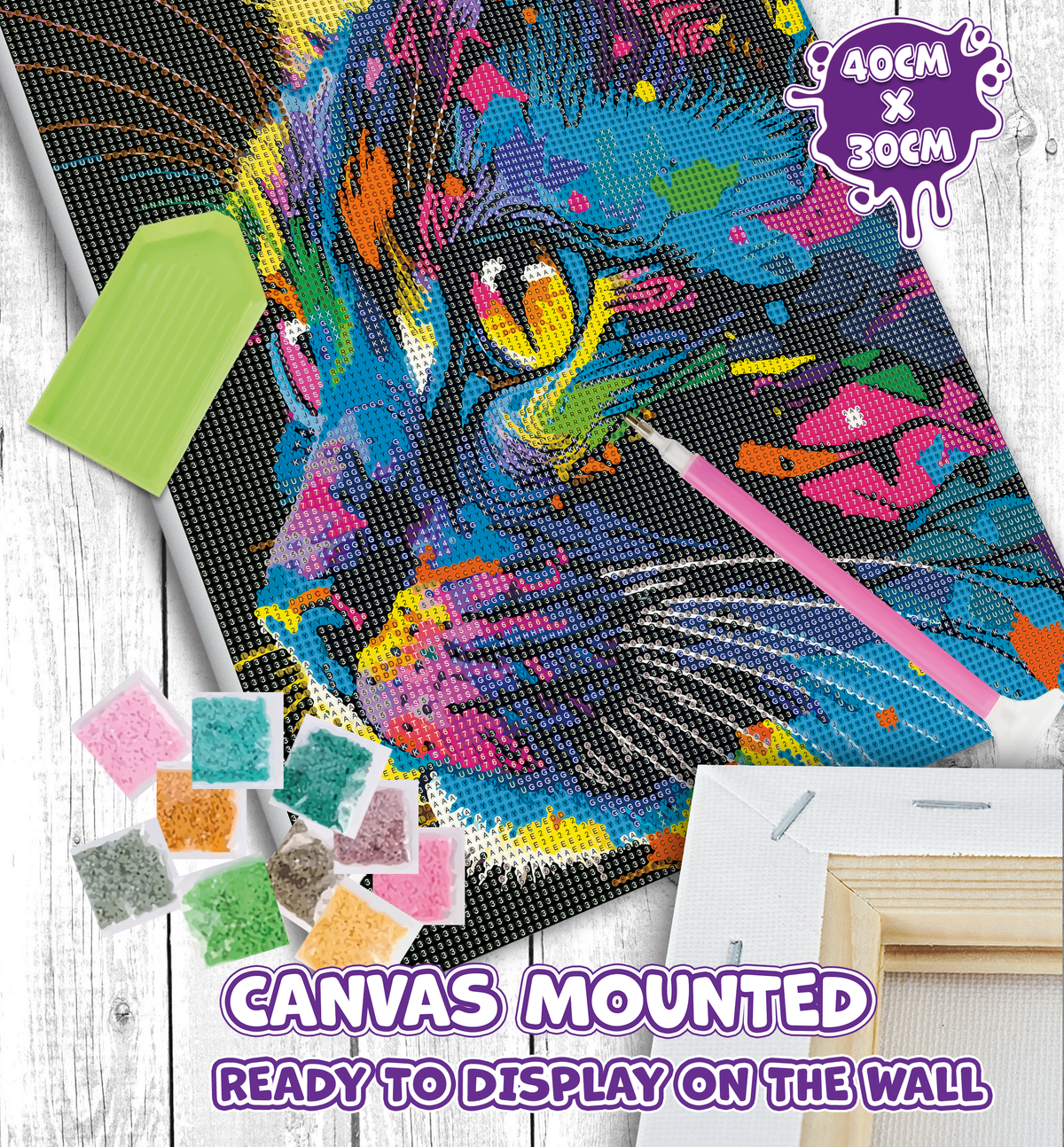 Bright Cat Diamond painting