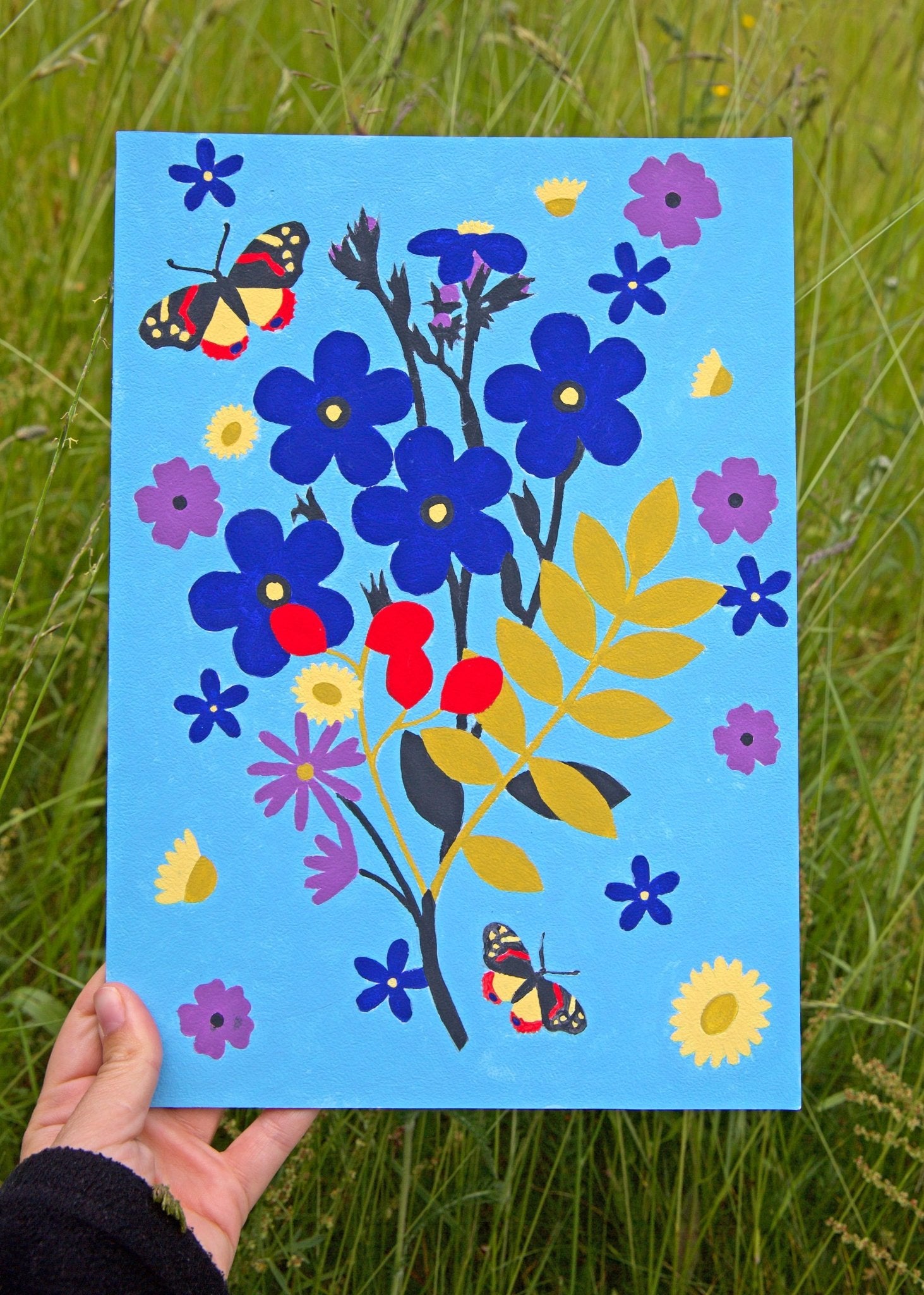 RHS Paint By Numbers For Kids: Flowers | Buy Online from The Home Crafters