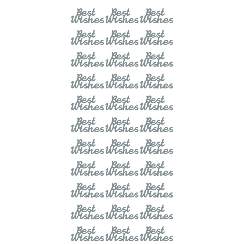 Best Wishes (small) Peeloff Stickers