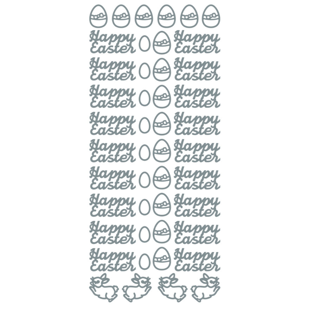 Easter Festive Peel Off Stickers for Card Making