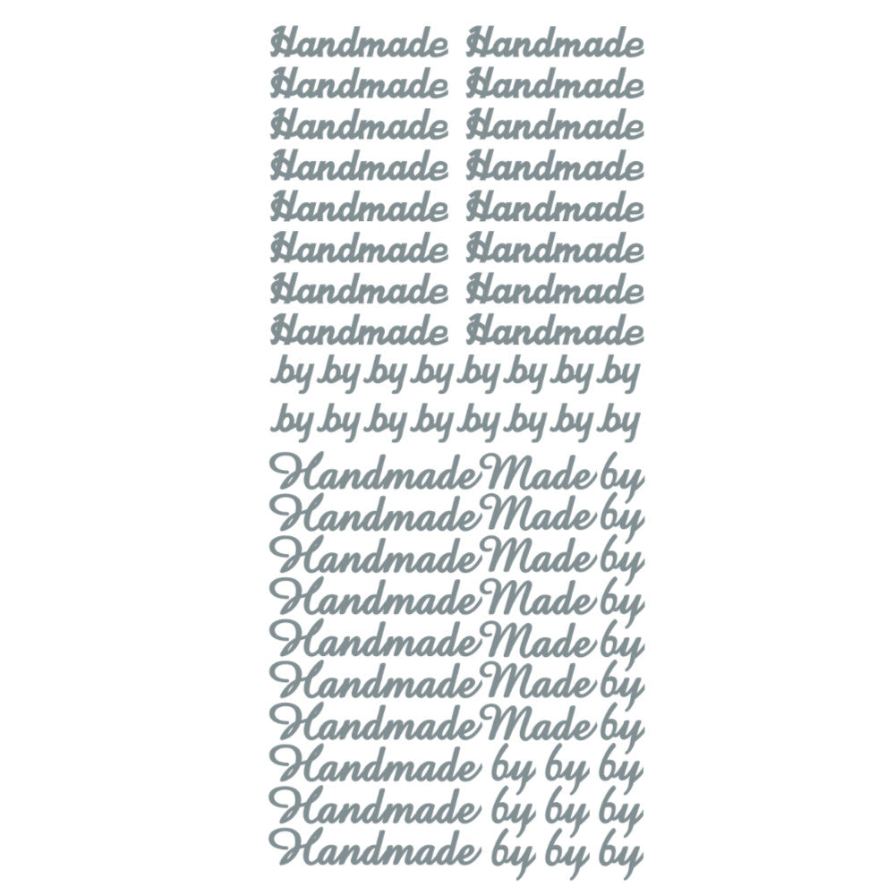 Handmade Tag Text PeelOff Stickers