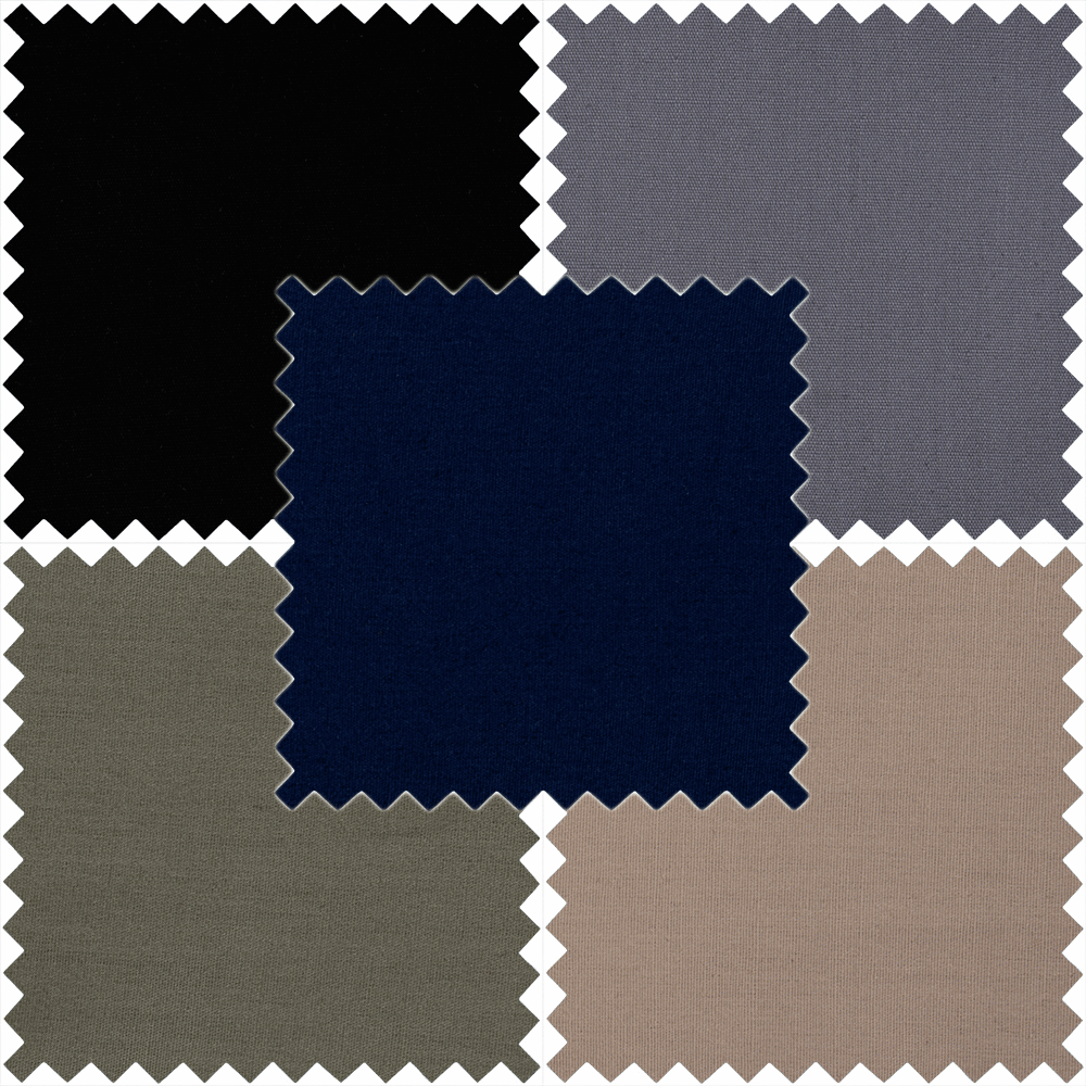 100% Cotton Plain Coloured Fat Quarter Bundle - 5pc | Buy Online from The Home Crafters