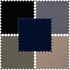 100% Cotton Plain Coloured Fat Quarter Bundle - 5pc | Buy Online from The Home Crafters