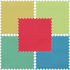 100% Cotton Plain Coloured Fat Quarter Bundle - 5pc | Buy Online from The Home Crafters
