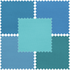100% Cotton Plain Coloured Fat Quarter Bundle - 5pc | Buy Online from The Home Crafters