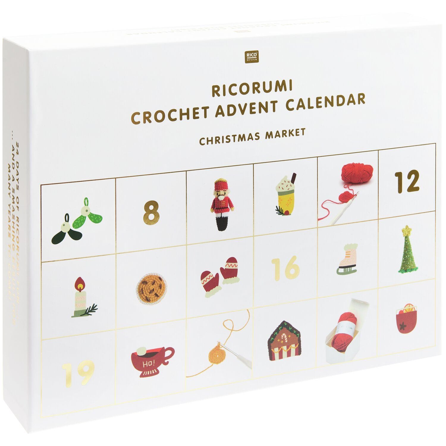 Ricorumi Mini Crochet Projects - Christmas Advent Calendar | Buy Online from The Home Crafters