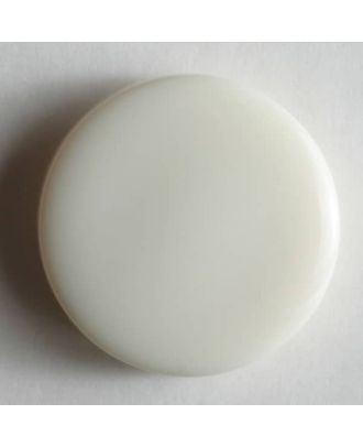 Small Smooth Round Plain Button with Shank - 10mm