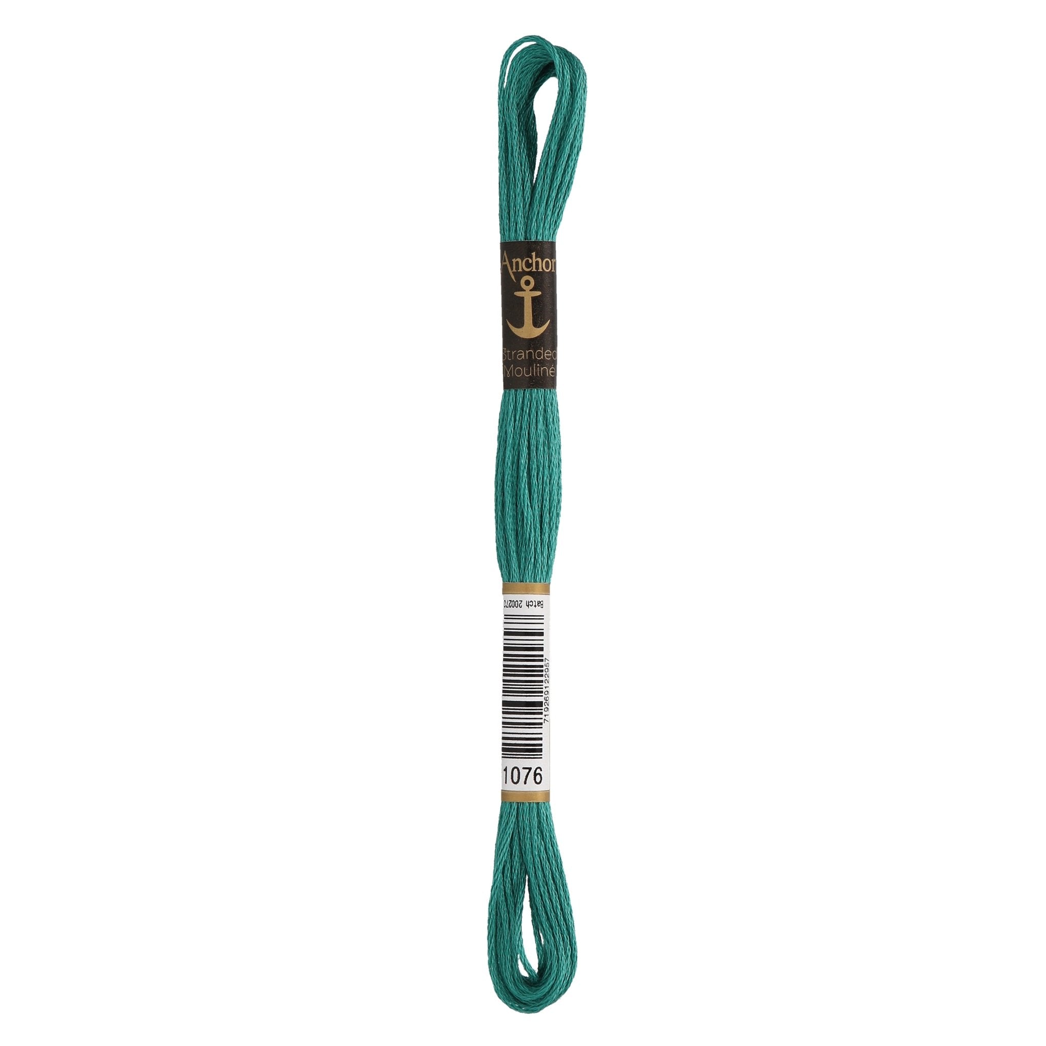 1076: Anchor Stranded Mouline Cotton Skein - 8m | Buy Online from The Home Crafters