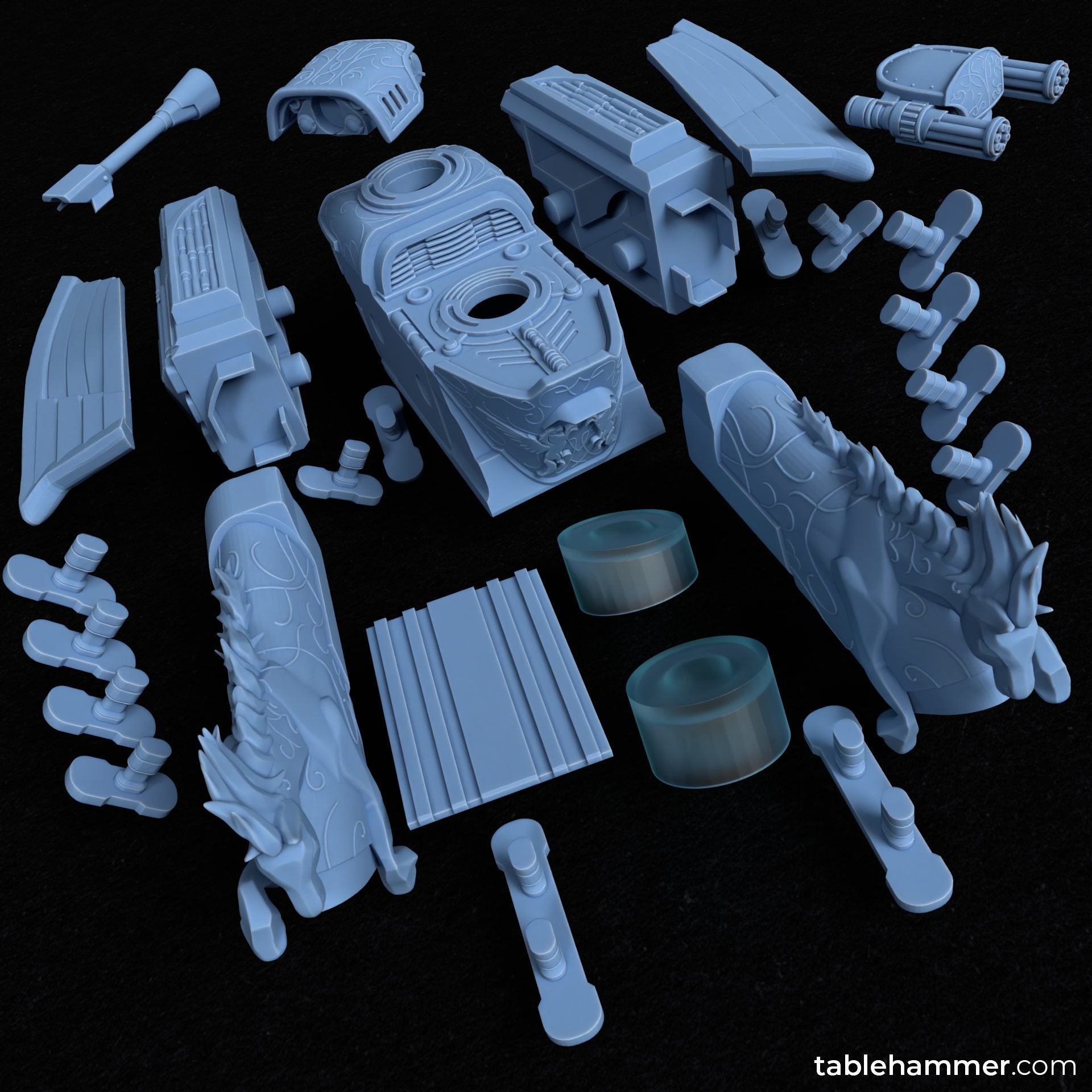 Pegasus Chariot Pattern Grav Tank | Buy Online from The Home Crafters