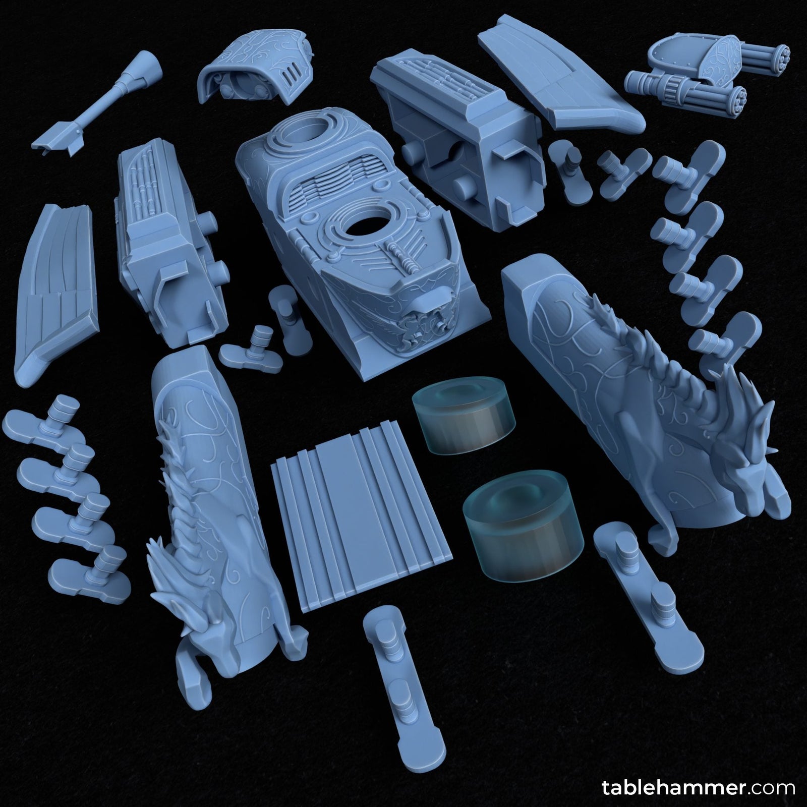 Pegasus Chariot Pattern Grav Tank | Buy Online from The Home Crafters