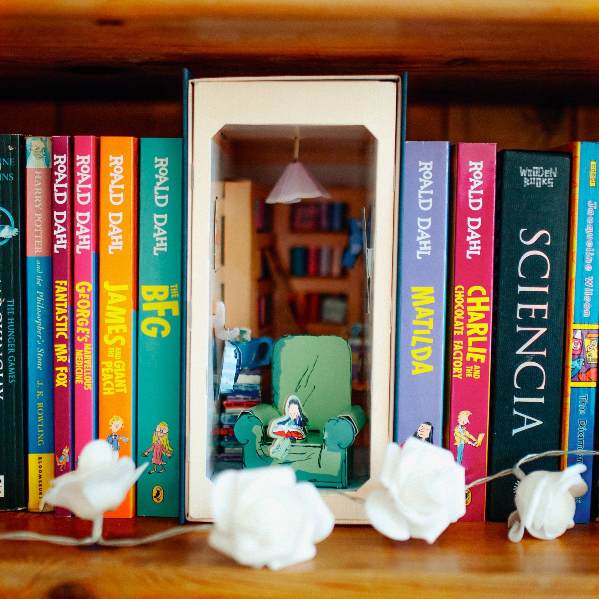 Build Your Own, Roald Dahl 'Matilda' Book Nook | Buy Online from The Home Crafters