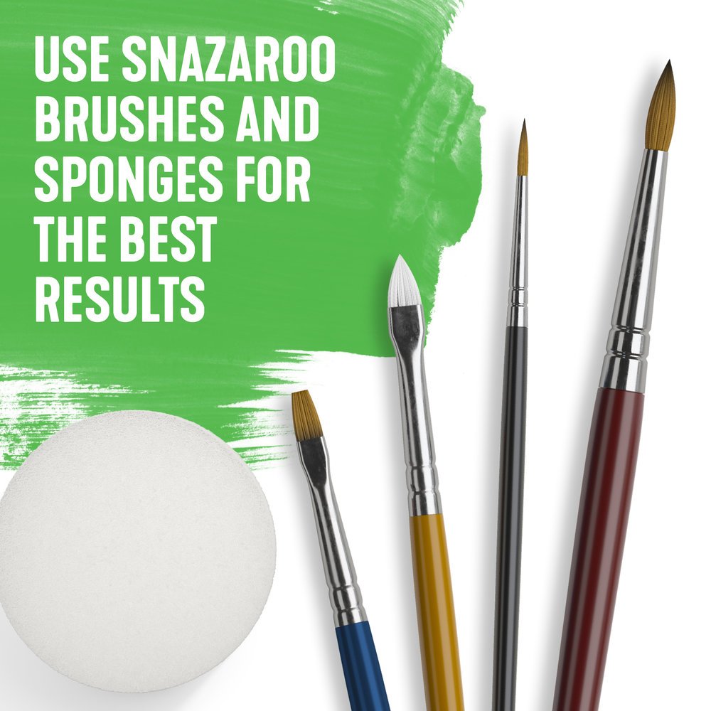 Snazaroo Face Painting Starter Brush Set - 3pk | Buy Online from The Home Crafters