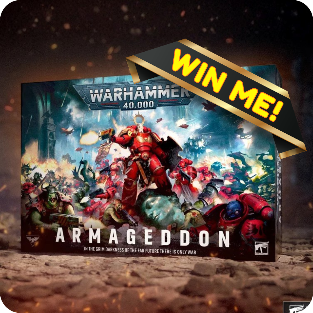 WARHAMMER 40k PRIZE DRAW<br> <b>WIN!</b> 11th Edition: Armageddon Box Set | Buy Online from The Home Crafters
