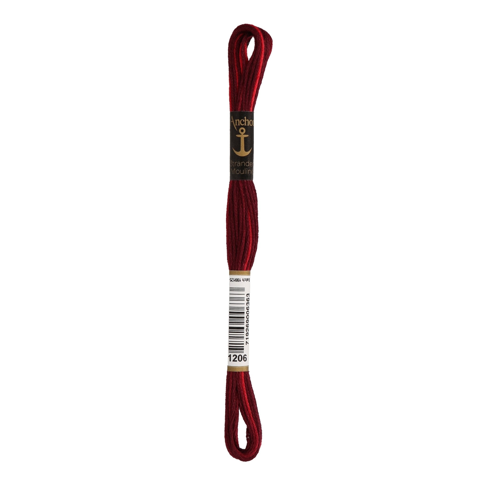 1206: Anchor Stranded Mouline Cotton Skein - 8m | Buy Online from The Home Crafters