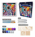Wooden Space Scene Art CraftKit