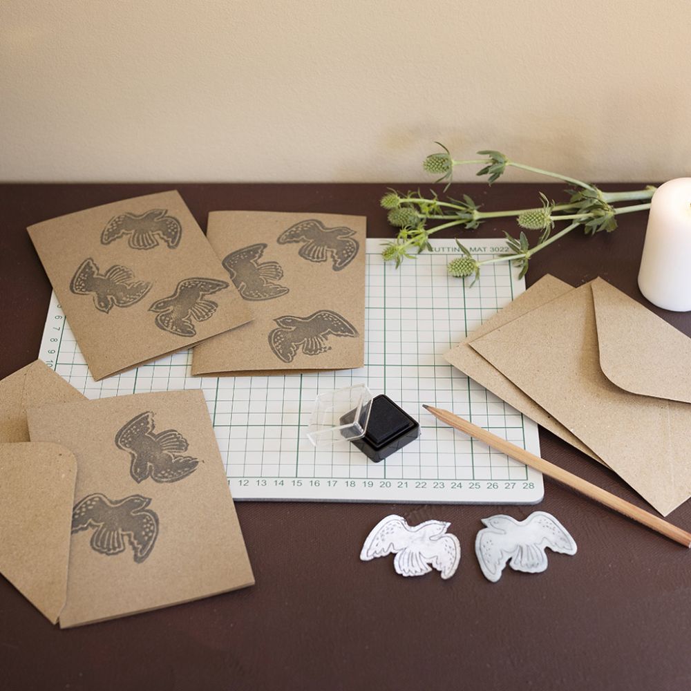 Coloured Blank Cards with Envelopes: 10.5x15 cm - 6pk | Buy Online from The Home Crafters