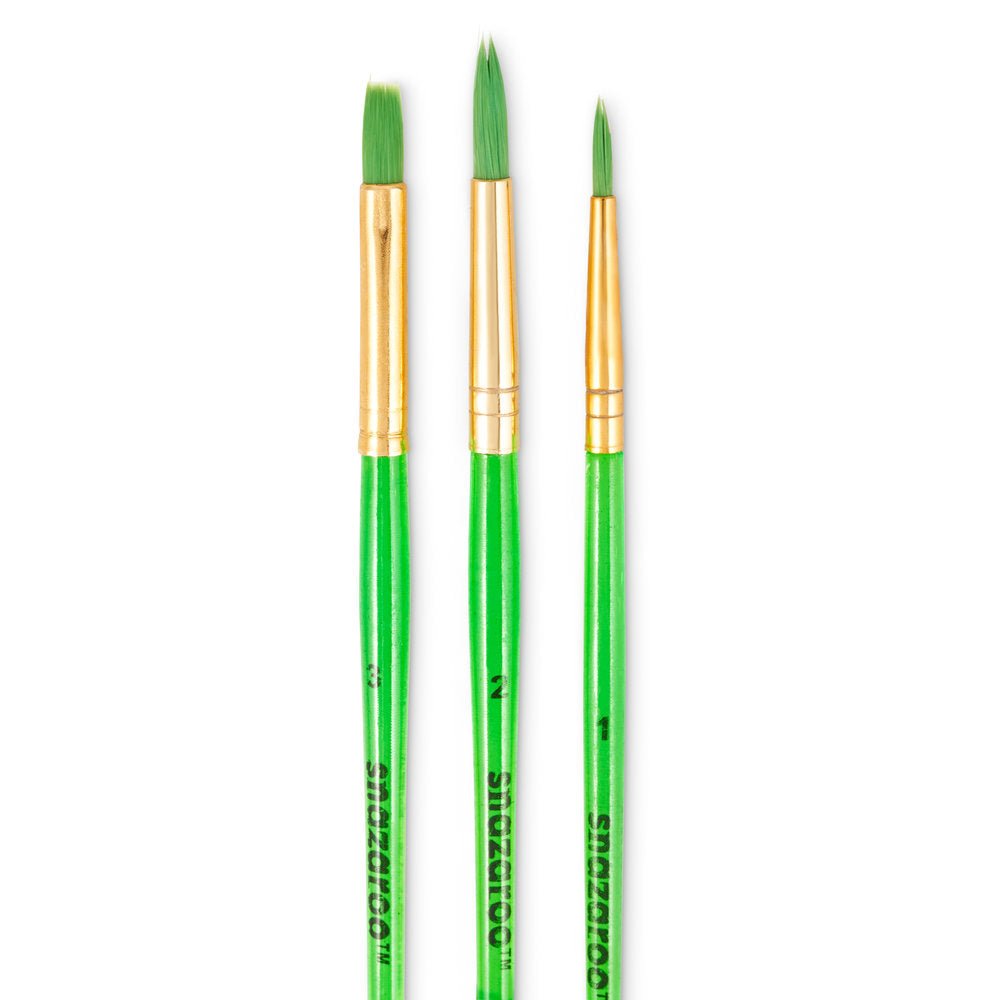 Snazaroo Face Painting Starter Brush Set - 3pk | Buy Online from The Home Crafters
