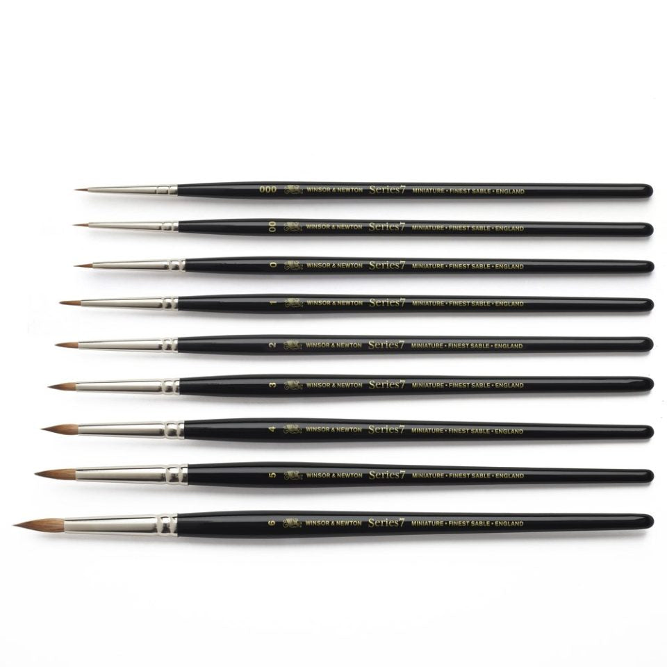 Winsor & Newton Kolinsky Sable Series 7 Miniature Painting Paintbrush