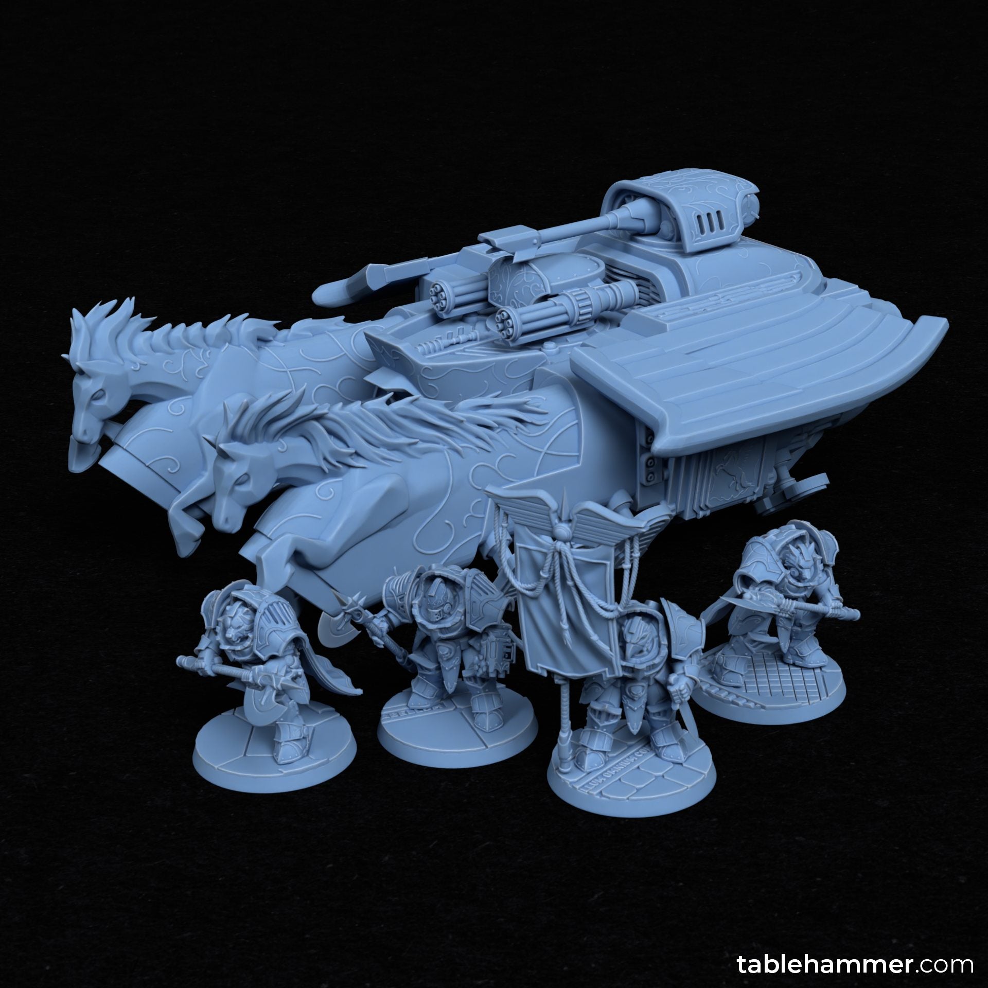 Pegasus Chariot Pattern Grav Tank | Buy Online from The Home Crafters