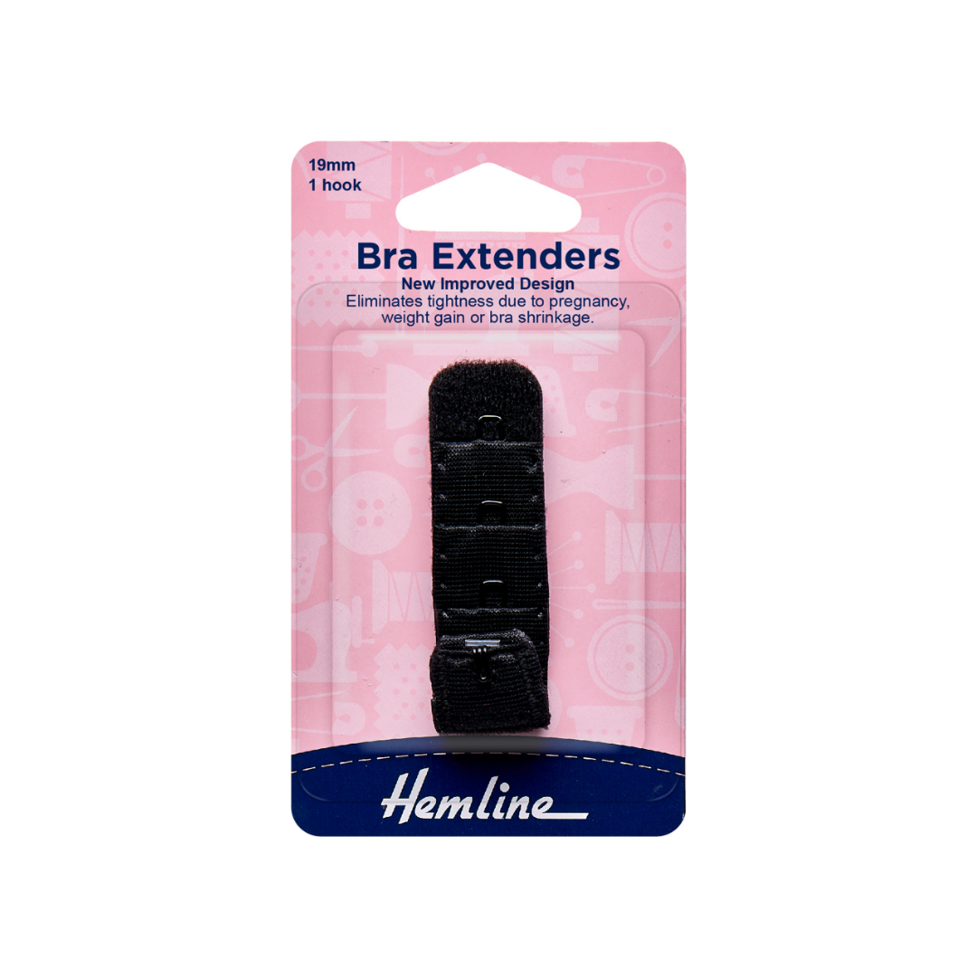 Hemline Bra Back Extender - choice of colour & size