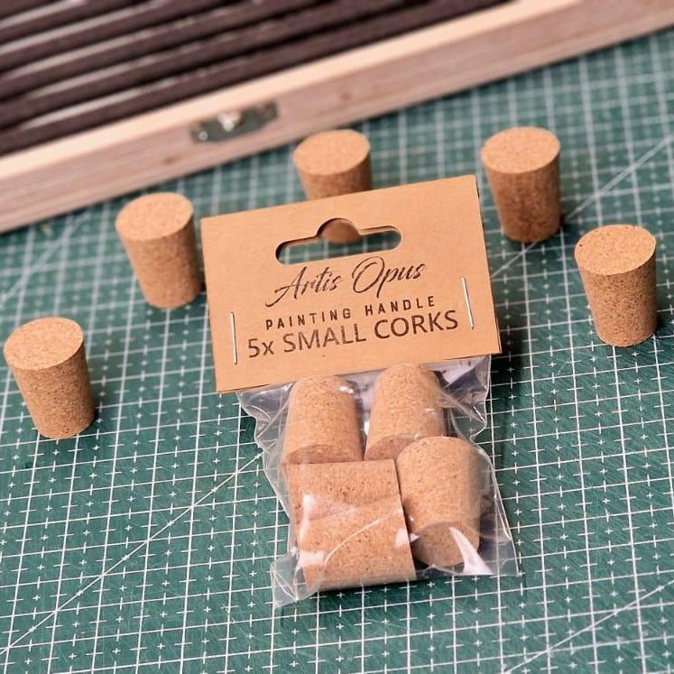 Artis Opus: Plain Corks for Painting Egg Handle - 5pc | Buy Online from The Home Crafters