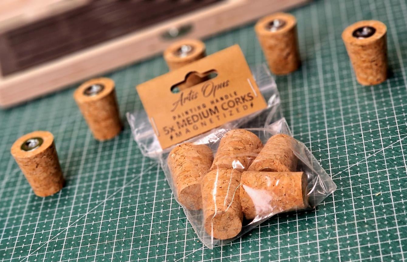 Artis Opus: Magnet Corks for Painting Egg Handle - 5pc | Buy Online from The Home Crafters